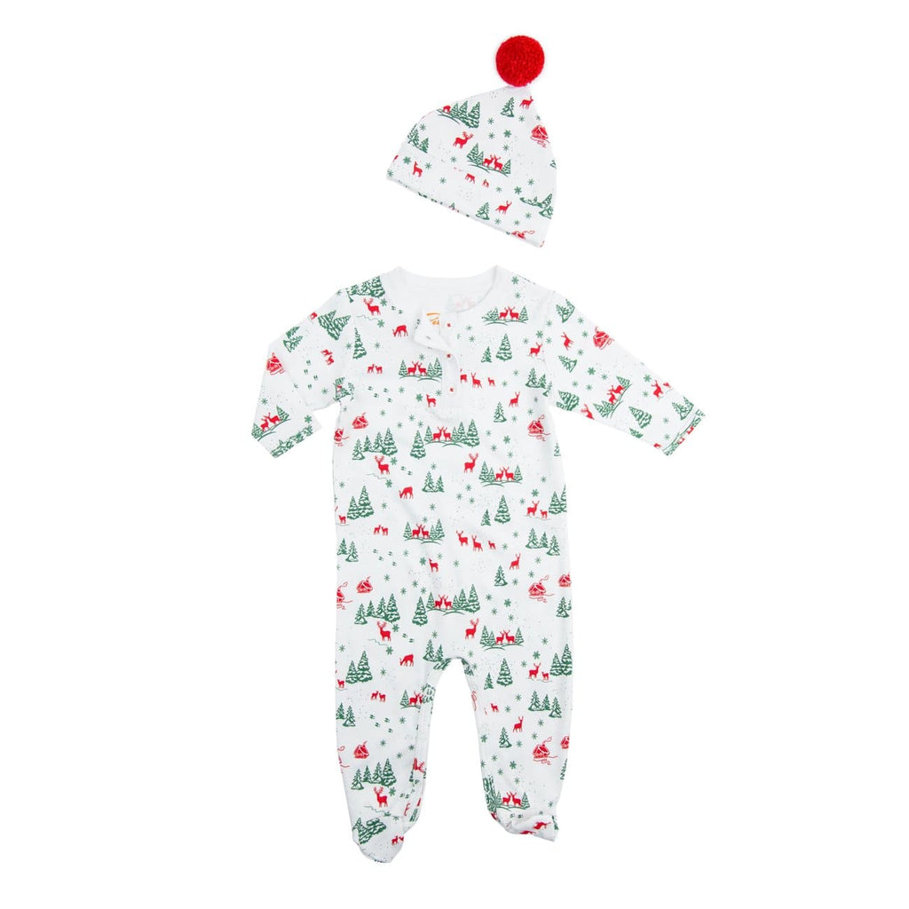 Poppys Collection Reindeer Pyjama Set